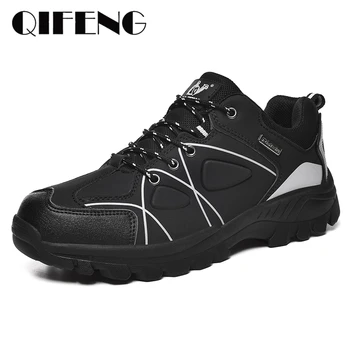 

Autumn Classic Mens Casual Shoes Men Suede Hiking Shoes Jogging Light Sport Footwear Black Sneakers Man Wear-resisting Leather