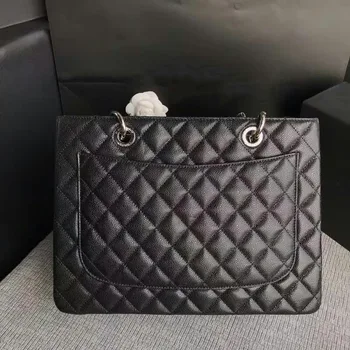 

Classic women's bag top quality caviar leather ladies shoulder bag large capacity fashion designer handbag ladies shopping bag