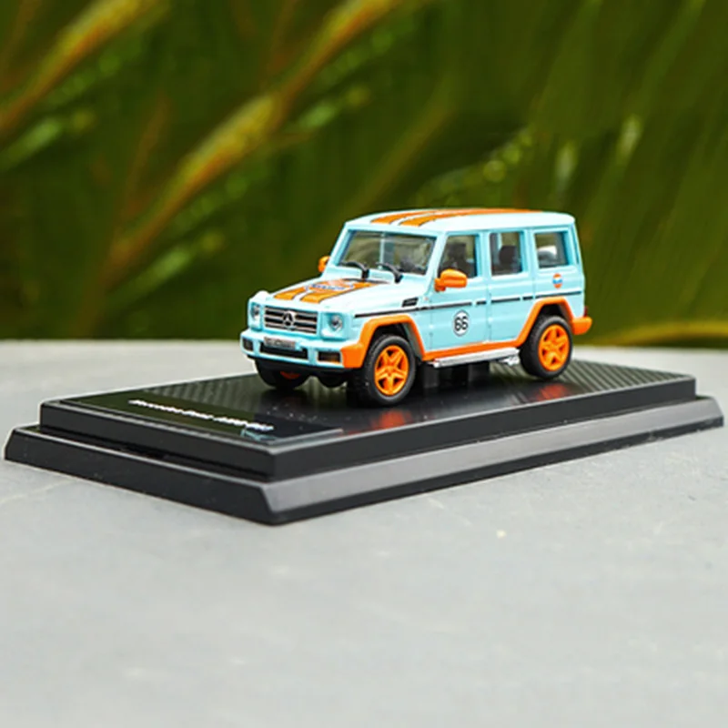1/64 scle alloy car model G63 6X6 G500 4X4 G-class pickup truck Diecast metal vehicle toy collection children kids traffic gifts