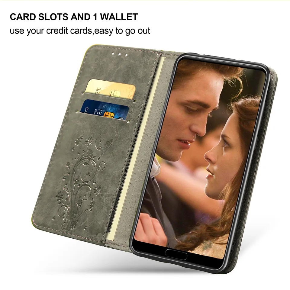 Retro Flip Leather Case for Xiaomi Redmi Note 8 Pro Cases Embossed Book Style Flip Wallet Cover for Redmi Note 7 Pro Phone Bag