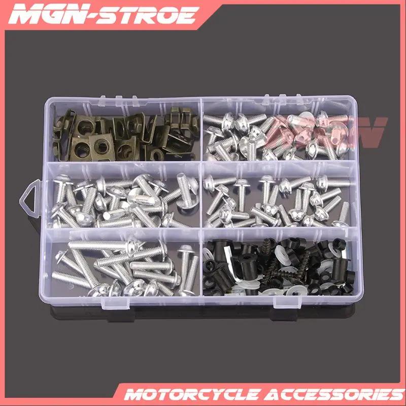 Бодик обтекатель болт для поездок на мотоцикле Ducati Monster 400 600 620 696 750 796 900 S2R 1000 1100 1200 749 900 999 848 1098 1198 - Название цвета: Серебристый