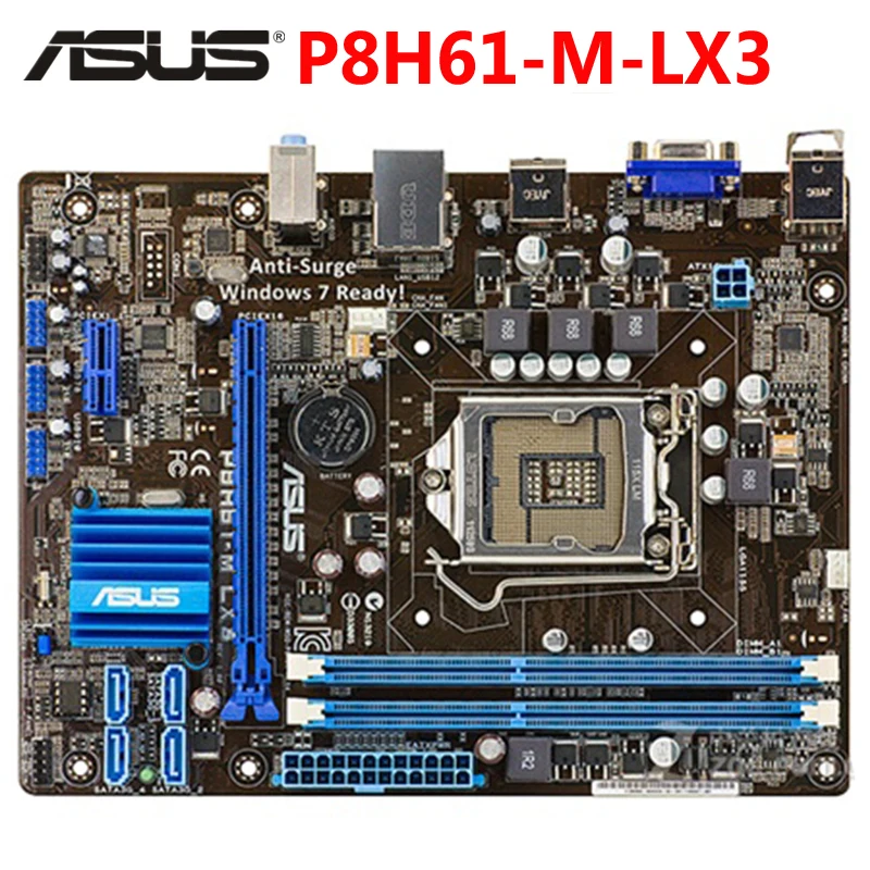 Lga 1155 Asus P8h61-m Lx3 Motherboard Ddr3 16gb H61 P8h61 M Lx3 Desktop  Mainboard Systemboard Sata Ii Pci-e 2.0 Pci-e X16 Used - Motherboards -  AliExpress