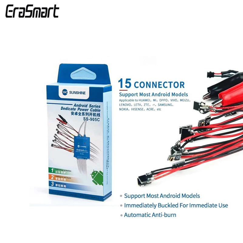 

SS-905C Android One Button Boot Control line DC Power Control Test Cable for Samsung Huawei Boot Up Line