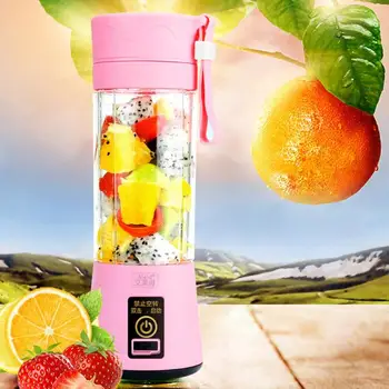 

Portable Mini Juicer USB Rechargeable New Blender Mixer Juice Machine Smoothie Household Small Juice Extractor Making Cup
