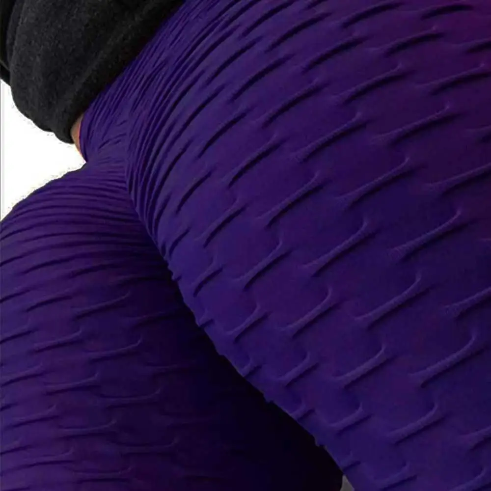 Purple JGS1996, женские популярные штаны для йоги, белые спортивные Леггинсы, Колготки с эффектом пуш-ап, для тренажерного зала, для упражнений, с высокой талией, для фитнеса, бега, спортивные штаны - Цвет: Purple
