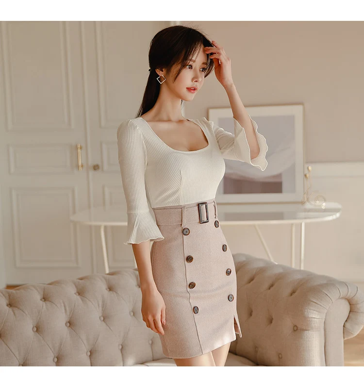 H Хан queen Для женщин элегантный двубортный Bodycon Vestidos Весна Модный Пэчворк платье-карандаш тонкий оболочка вечерние платья