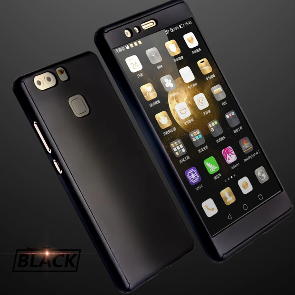 LAPOPNUT 360 Полный Чехол для HUAWEI P9 Plus P8 Lite 2017 P20 P10 mate 10 с закаленным стеклом защиты