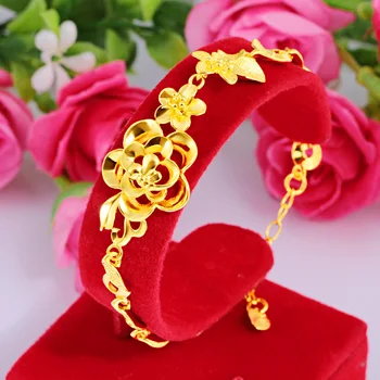 

Not Fade 18K Gold Jewelry Bracelets for Women Fine Pulseira Feminina Pulseras Plata De Ley Mujer Bizuteria Gemstone Bracelets