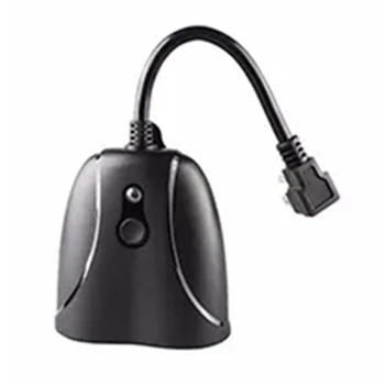 

Outdoor Waterproof Smart Plug Wireless WIFI Socket APP/Voice Control Dual Outlets Adaptor EU Plug
