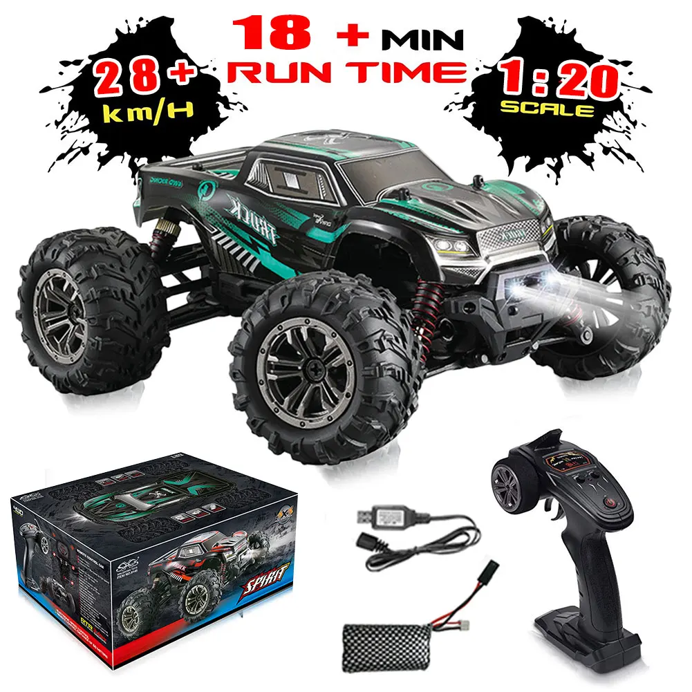 

Pokich 1:20 RC Cars High Speed Boys RC Car 4x4 Off Road Truck Electric All Terrain Waterproof Toys Trucks for Kids and Adults