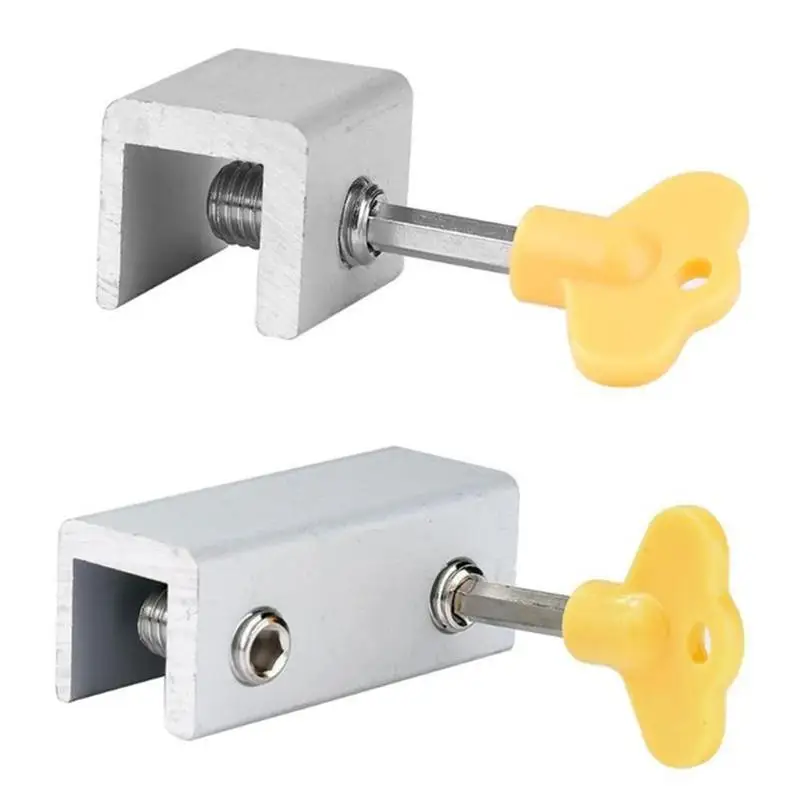 Screen Window Lock Stopper Sliding Aluminum Alloy Steel Security Protective Door And Anti-theft | Дом и сад