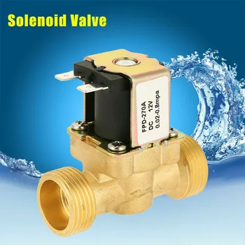 

Newly Sale Solenoid Valve Switch Durable for Water Air Pipeline Water Heater Normal Closed S7 #5