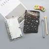 SKYSONIC A5 Star Binder Cover-Loose Leaf Refill Dairy-Bullet Transparent PVC Case Photo Organizer Album Stationery Supplies 4
