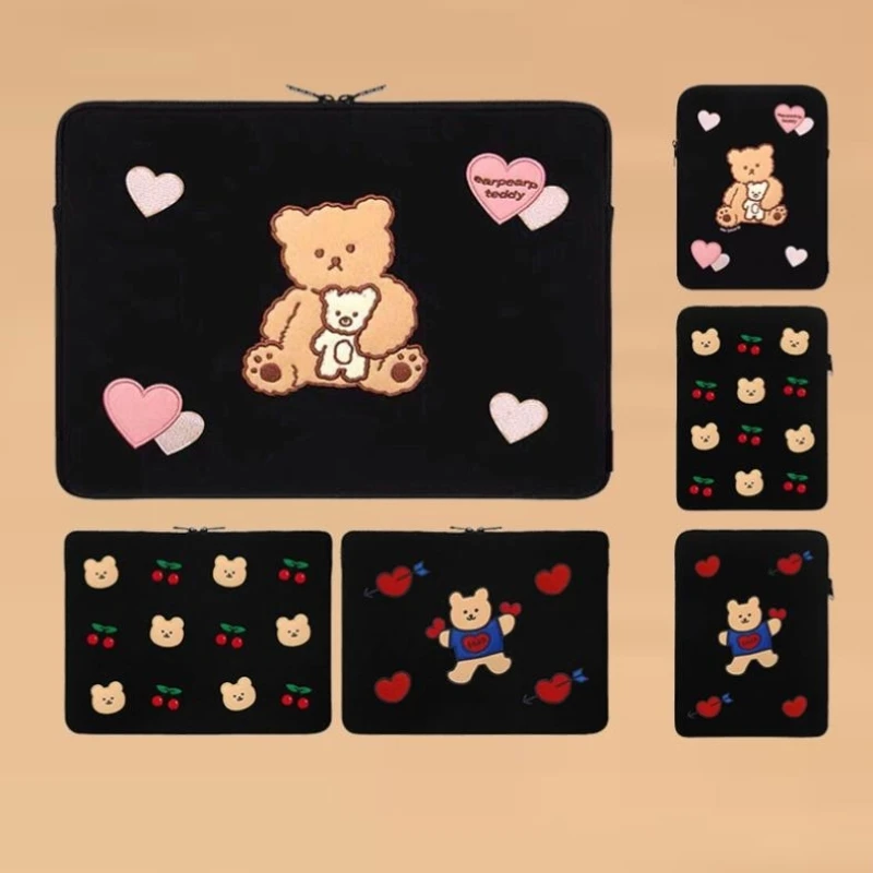 Di Modo Sveglio Cartonn Delle Donne Delle Ragazze Microsoft Surface Pro 7 Sacchetto Di 4/5/6 12.3 Pollici Go2 Laptop3 13.5 Book2 Tablet Sleeve Cassa D