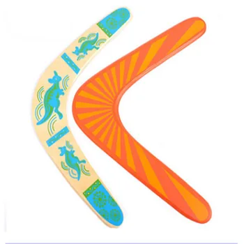 

Professional wooden boomerang flying outdoor toys boomerang v shaped dart outdoor sports equipment skills boomerang