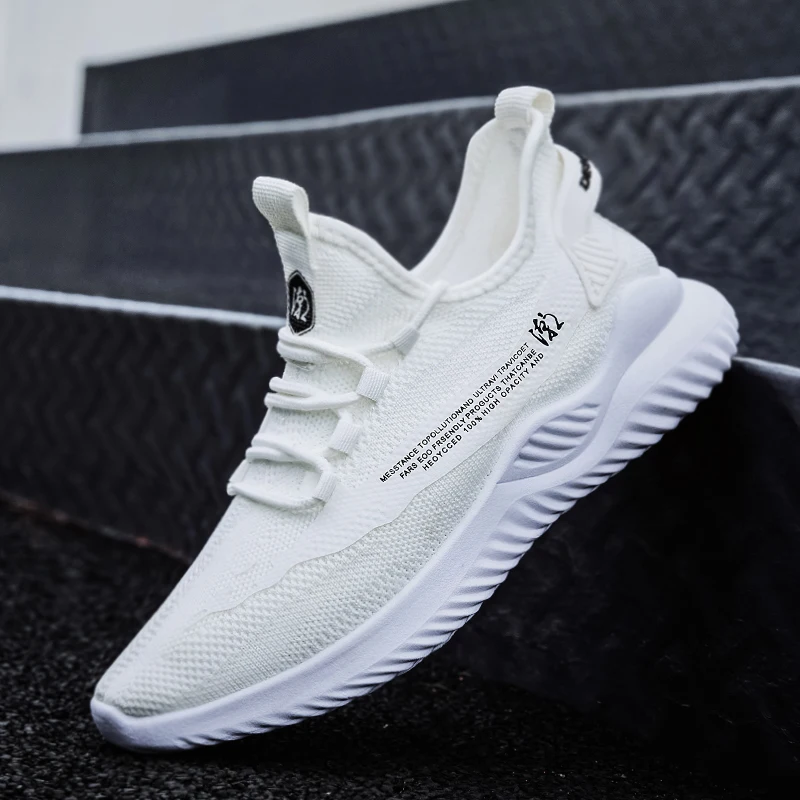 Горячая Распродажа всесезонные беговые кроссовки мужские спортивные на