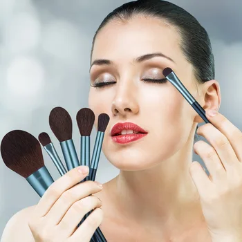 

Highlight Eye Shadow Brush Soft Blush Loose Powder 8pcs Makeup Brush Sets Brush Lightweight Cosmetic Space-saving Kit