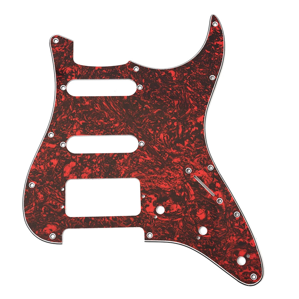 PVC Pickguard SSH Pickup Guard Plate Parts for ST Style Electric Guitar