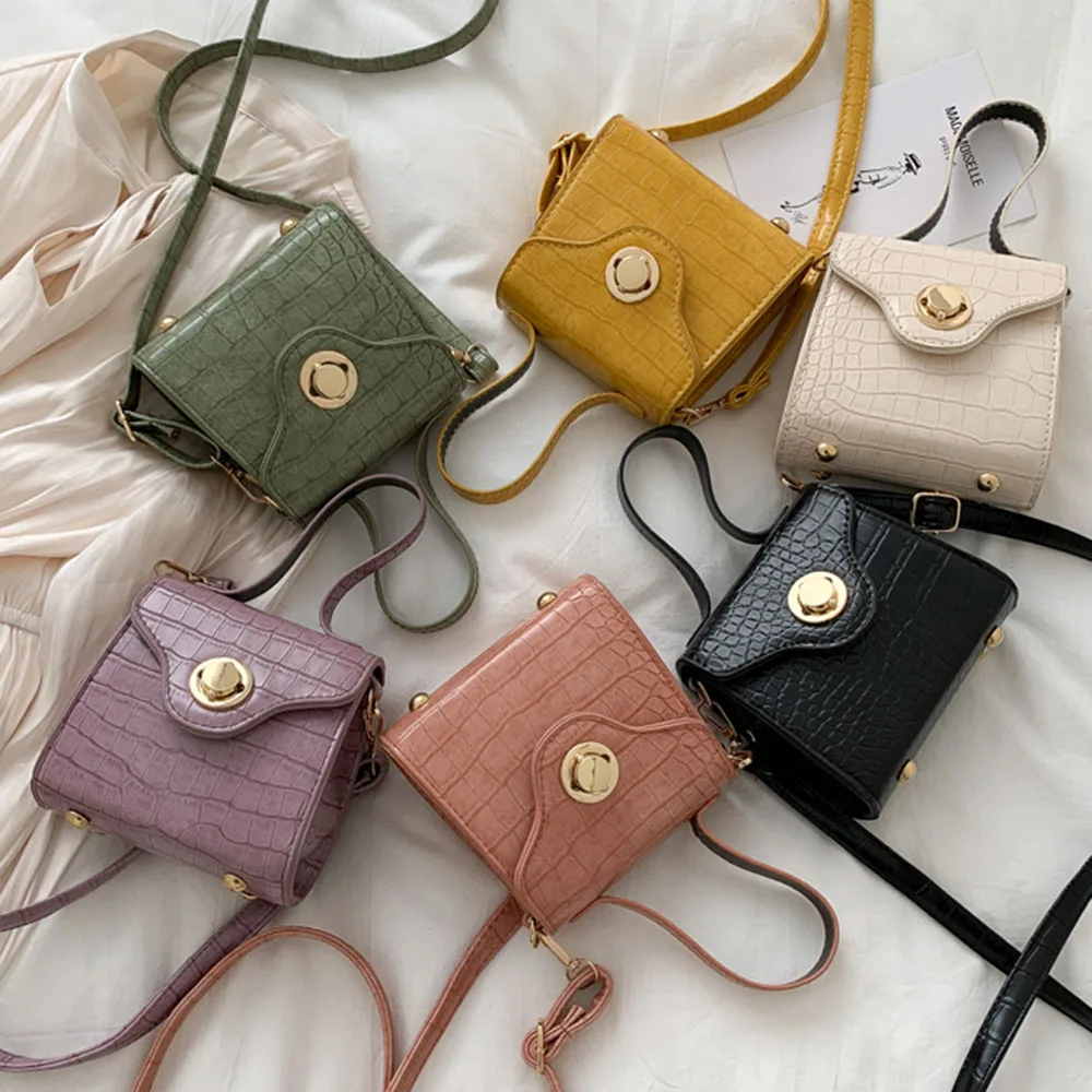 

Six Colors Of Sweets Retro Mini Bags For 2020 Small Chain Handbag Small Bag PU Leather Hand Bag Ladies Designer Shopping Bags