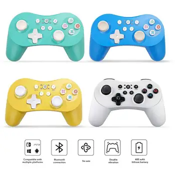 

BEESCLOVER 5 in 1 Bluetooth Controller with Six Axis Gamepad Joystick Joypads for Switch/PS3/PC/PC360/Android Game pad d48
