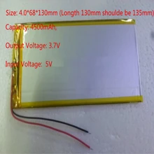 4068130 4070130 хорошего качества Coslight Cell 3,7 v 4500mah(реальная емкость) литий-ионный аккумулятор для 8,9, U9gt3 планшетных ПК