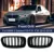 Автомобиль Глянцевый Черный Передний Бампер Решетка Для BMW 3-Series F30 F31 F35 2012-2018 Спорт Гриль Двойной Планки Линии Решетки Kindey Грили