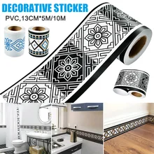 Новые горячие зеркальные настенные наклейки DIY 3D ПВХ самоклеющиеся бордюры плинтус потолочные наклейки настенные фрески водонепроницаемые SMD66