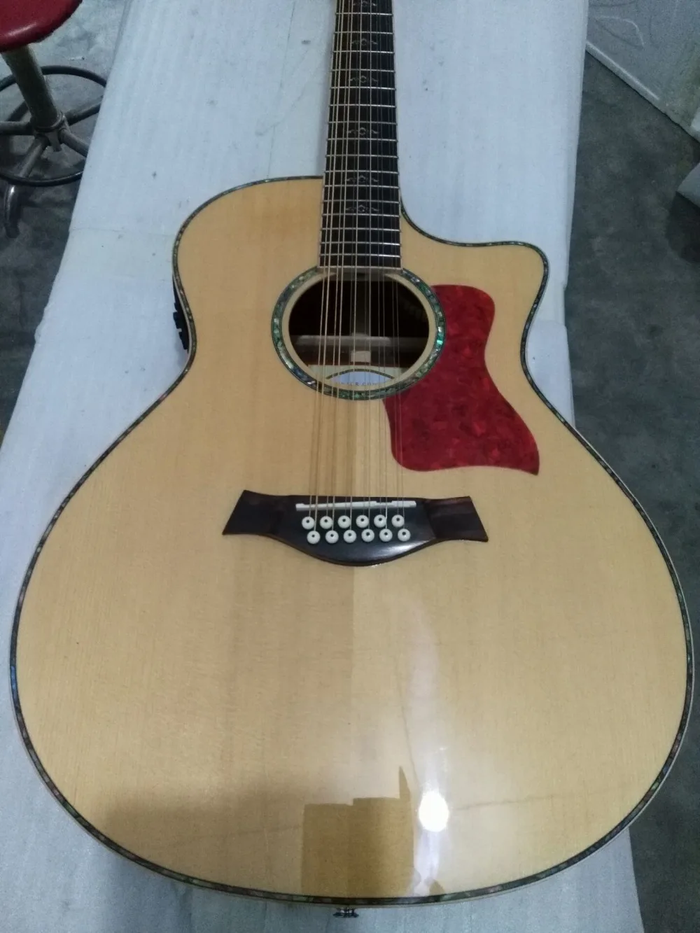 12 струнная гитара Chaylor solid spruce cutaway Акустическая гитара ra 12 струн 814 ce акустическая электрическая гитара на заказ