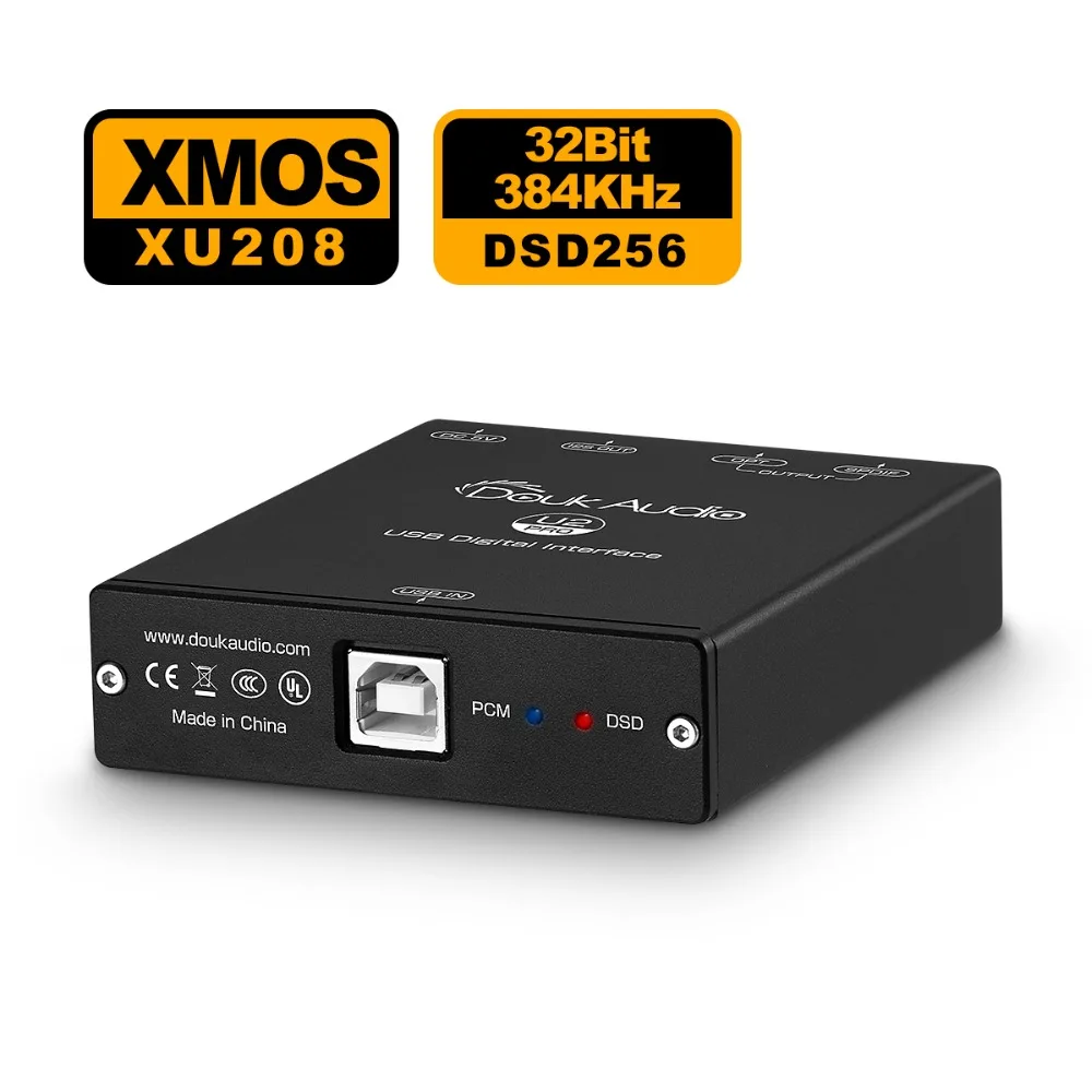 Douk Audio U2 Mini XMOS XU208 USB to Coaxial /Optical /12S Converter Digital Interface DSD256 PCM384K