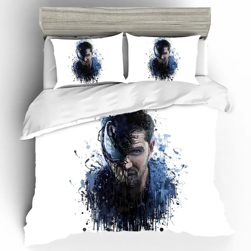 Домашний текстиль постельное белье Venom Ropa De Cama свадебный подарок Sabanas 3d комплект постельного белья королевского размера Lencol Cama Casal Cat постельное белье поплин