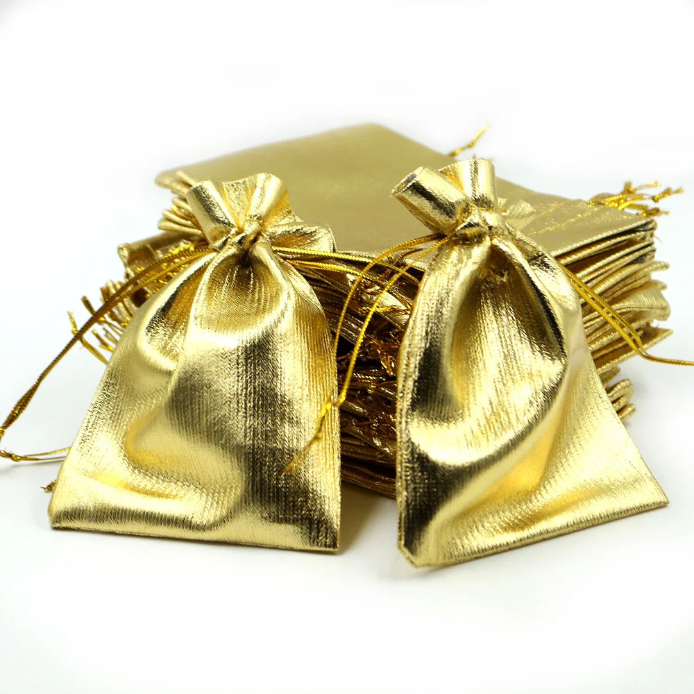 

50/100pcs Cloth Bag Jewelry Christmas Gift Wedding Party Pouch Drawstring New G1