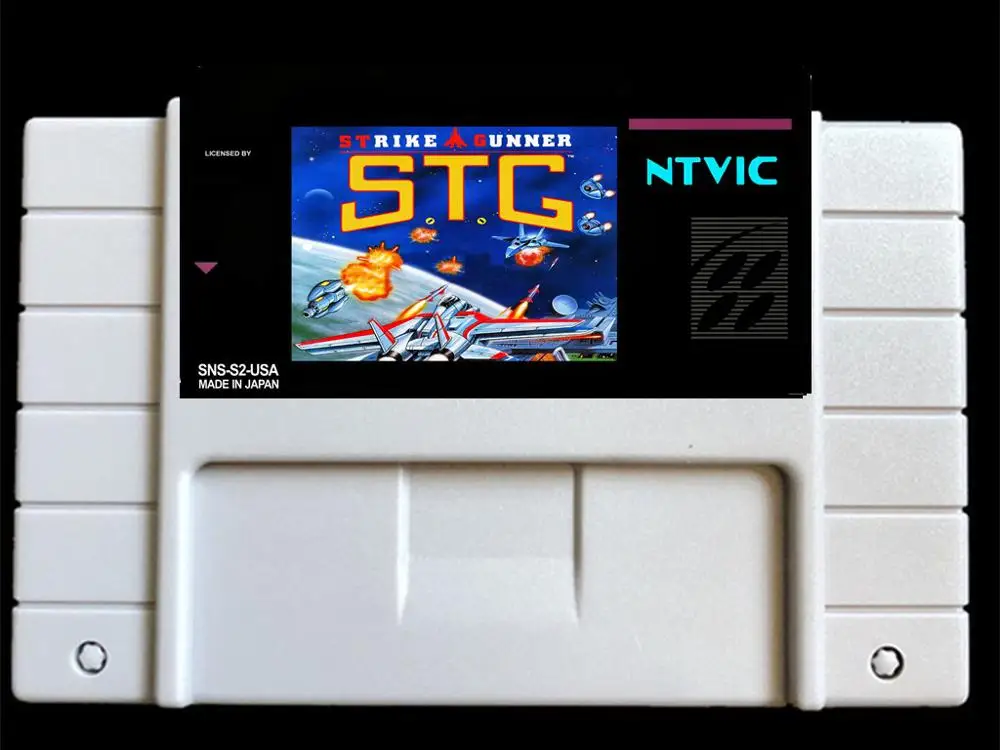 Strike Gunner+ S.T.G США-NTSC Версия 46 контактов игры карта NTSC Версия для ретро видеоигр консоли