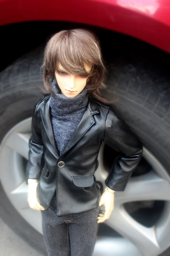 1/3 масштаб BJD кукольная одежда кожаное пальто для BJD/SD аксессуары SSDF ID72 EID uncle, не включены кукла, обувь, парик и другие A0846