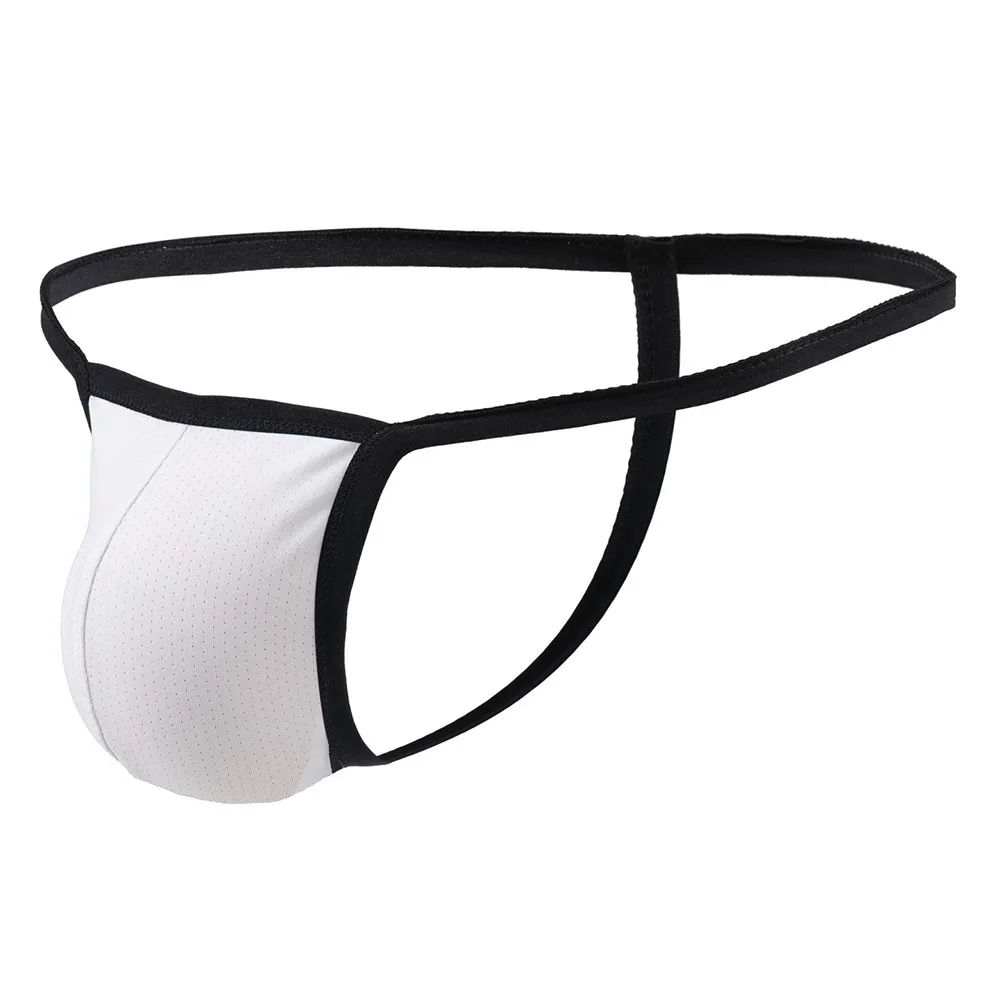 

Sexy Men T-Back G-string Thongs Bikini Underwear Micro Mesh Sheer Pouch Briefs Gays Clothes Sissy Pantied Male Lingerie Inmitate