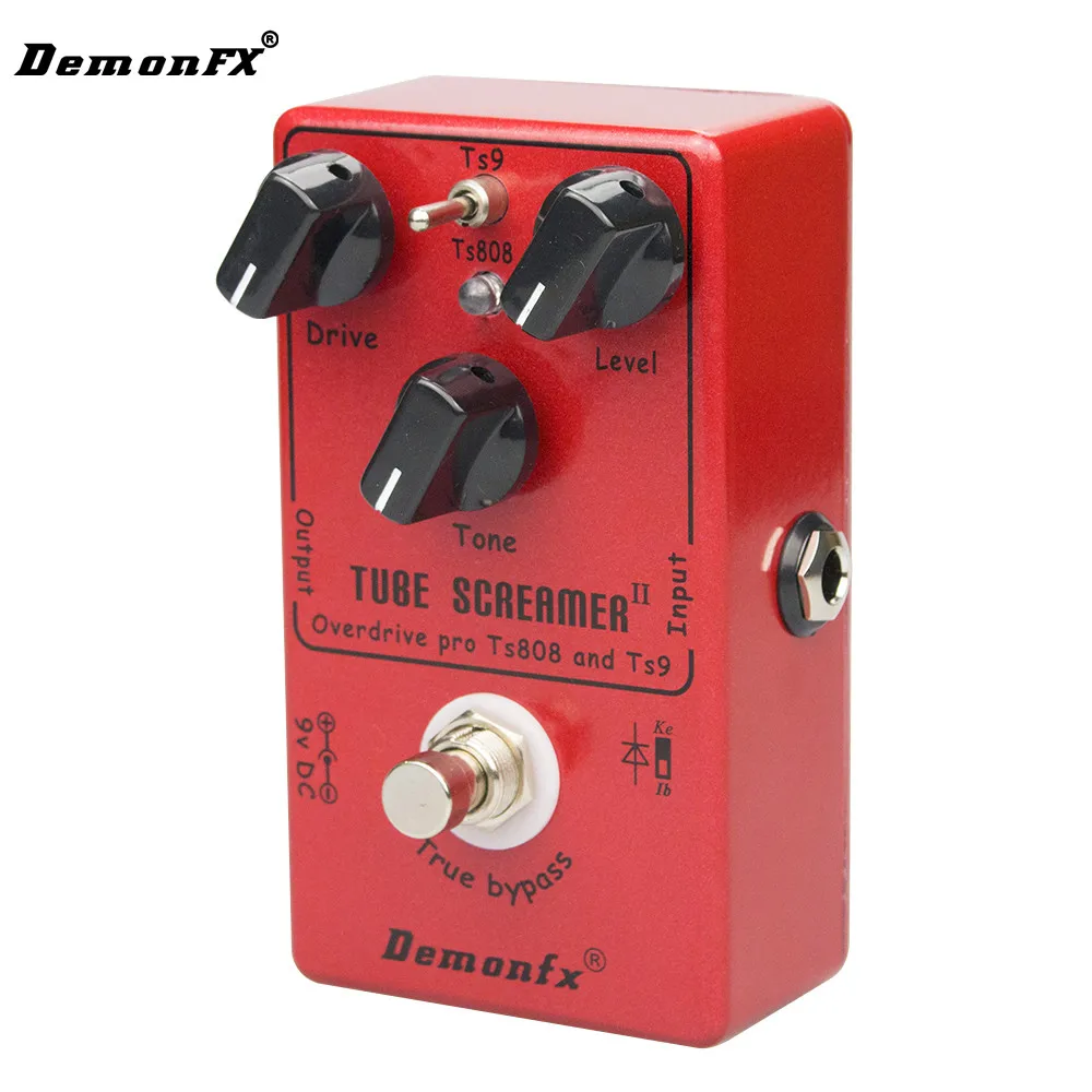 NEW High Quality Demonfx Red Demon Tube Screamer II Effect Pedal Overdrive Upgraded version V2.0 |