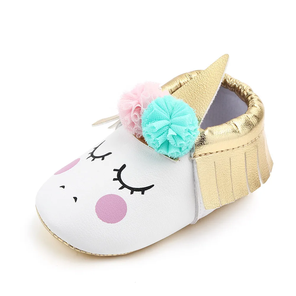 New Cute Princess shoes Ball Pu Leather Ballet Baby shoes Gift First Walkers Crib girls Infant Birthday Baby moccasins Shoes