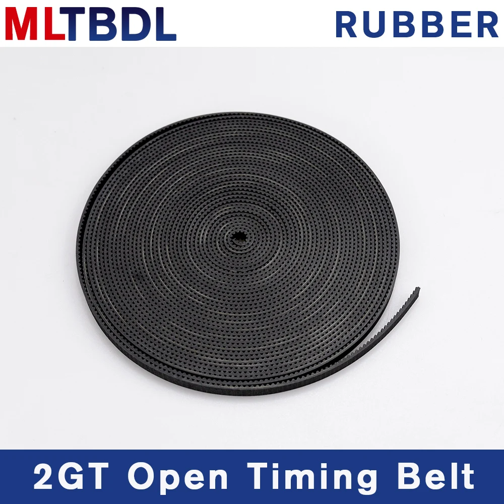 10 м GT2 6mm открытый ремень ГРМ Ширина 6/9/10 мм с резиновой лентой шаг 2 2GT зубчатый для
