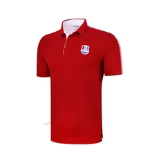 PGM профессиональная одежда для гольфа, летние мужские топы, футболка с коротким рукавом, рубашка, быстросохнущая Мужская спортивная одежда с мячом, мягкая и удобная