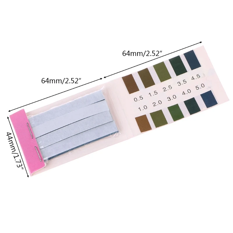 80 полосок pH щелочной короткий диапазон 0,5-5,0 индикатор лакмусовой бумаги pH Тест-Полоски