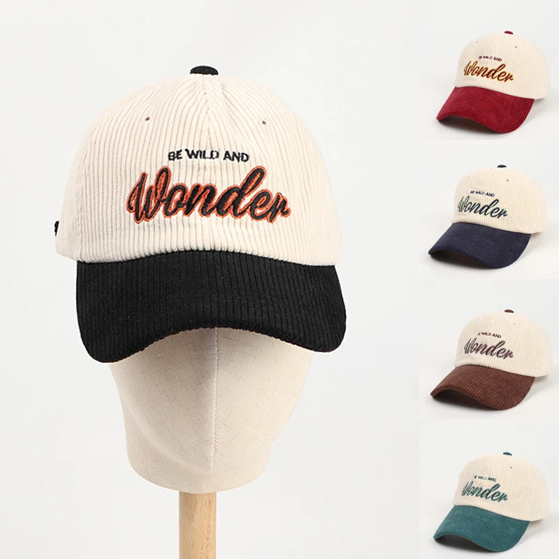 Baseball Caps Men Sport Hat Autumn Winter Thick Warm Ear Protection Baseball Cap Outdoor Sport Man Male Caps Adjustable Embroidery Letter brown baseball cap