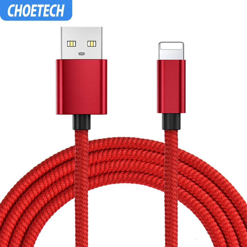 CHOETECH usb кабель для iPhone 11 Pro Max Xs Xr X 8 7 6 6s 5 5S plus ipad Pro кабели быстрой зарядки телефона зарядное устройство мобильного шнура данных