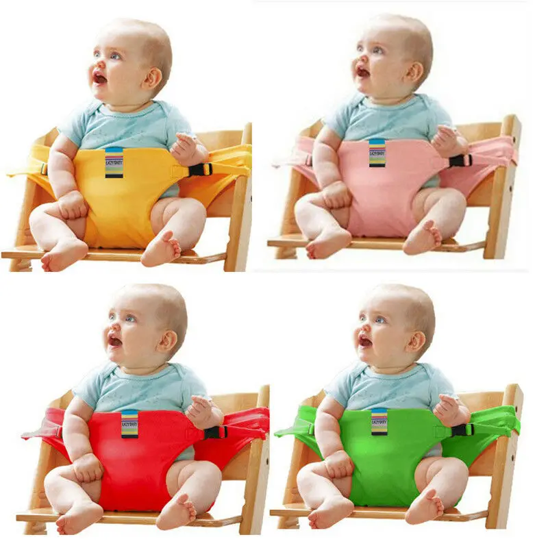 

Portable Baby Boys Girls High Chair Booster Safety Seat Strap Harness Dining SeatBelt