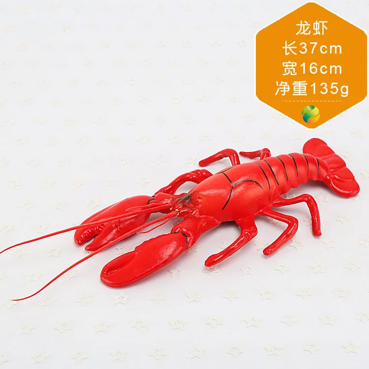 lobster Искусственные фрукты для моделирования, еда, овощи, фрукты для фотосессии, реквизит из полиуретана, ПВХ, красный перец, овощи, фрукты QW170 - Цвет: lobster