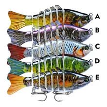 Multi-section Sinking Minnow Fishing Lures Artificial Food For Fish Hard Lure 7 Knots Bait 10cm 15.5g Luya Wobblers Crankbaits