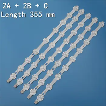 

New LED backlight strip 40" 39" NDV REV1.0 ABC For TOSHIBA 40L3433DG VESTEL VES390UNDC-01 VES400UNDS-01 VES400UNDS-02