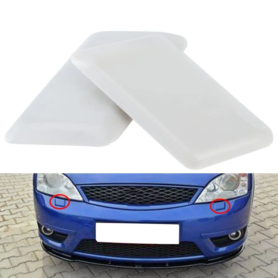 1 Pair of Headlamp Light Washer Jet Cap Covers Set 1301040 1301038 Fit for FORD MONDEO MK3 III 2000 2001 2002 2003 2004-2007