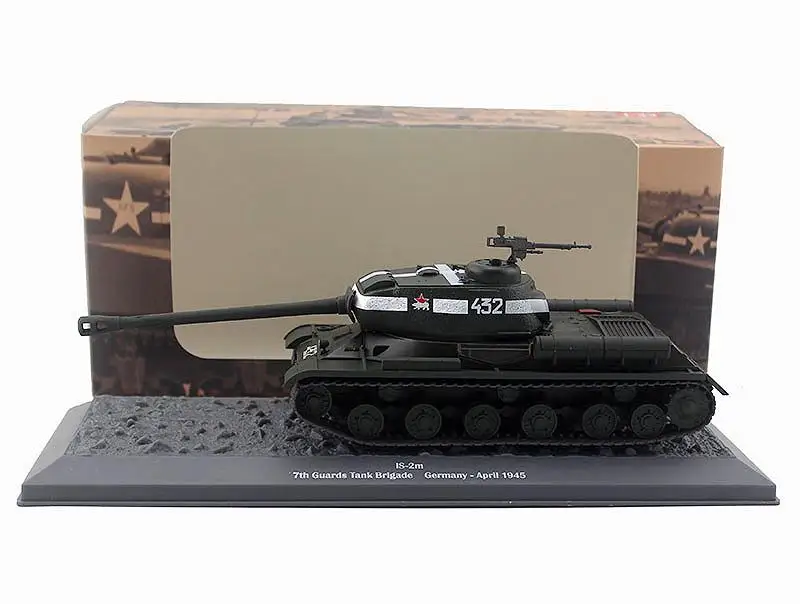IS-2M 7-го охранника Танк Brlgade Германия-апрель 1945 1/43 литье под давлением модель танк Атлас