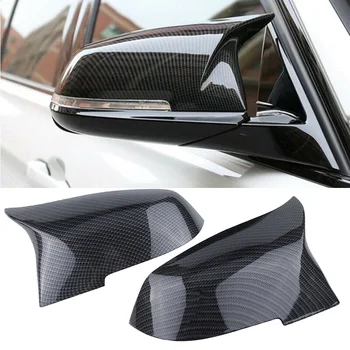 

Car Rearview Mirror Cover Trim Carbon Fiber Style For BMW F20 F21 F22 F23 F30 F31 F32 F33 F34 F36 F87 X1 E84 Car Styling