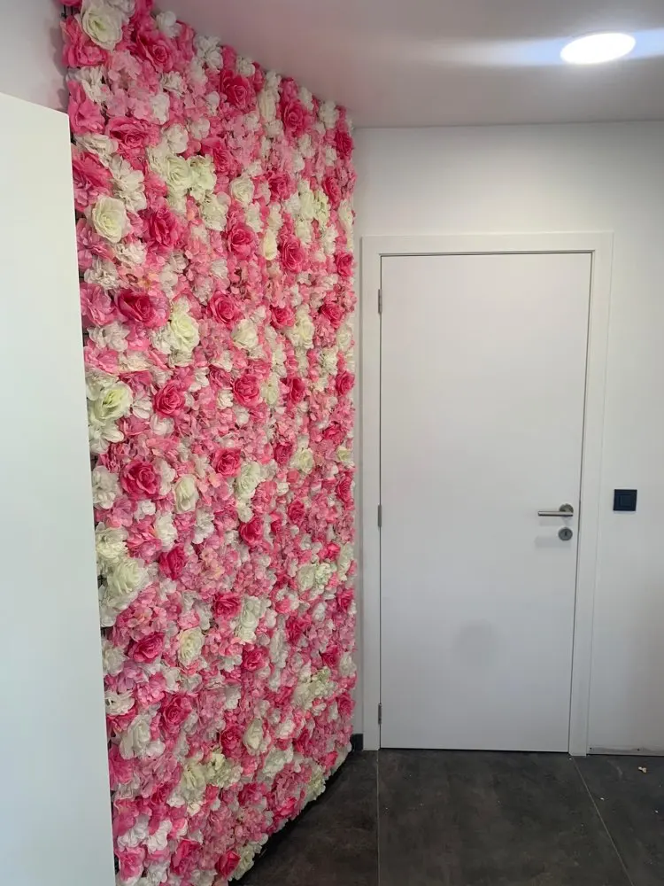 Silk Artificial Flower Wall Panels Handmade Decor Wedding Baby Shower Birthday Party  Shop Backdrop Flower Backdrops Decoration