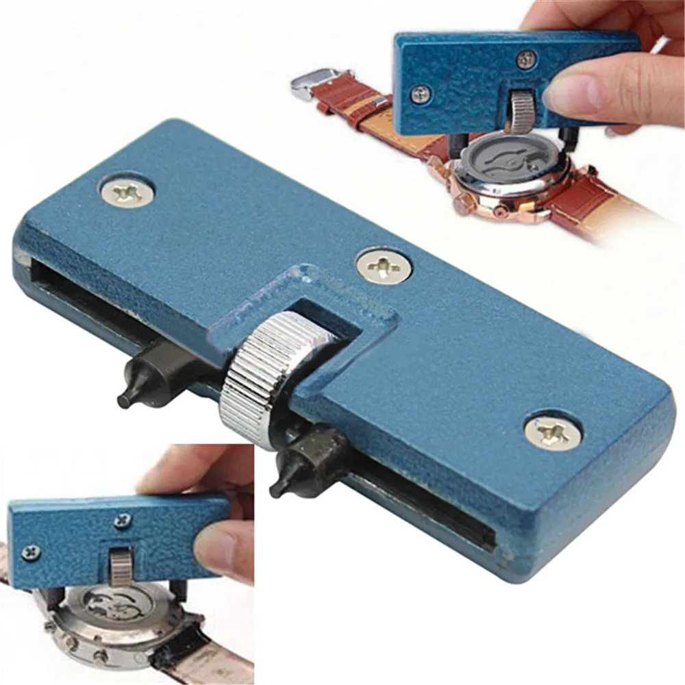 

Adjustable Watch Back Case Cover Opener Remover Wrench Repair Tools Kits Two Feet Open Watch Tool Watch Bottom Cover Opener